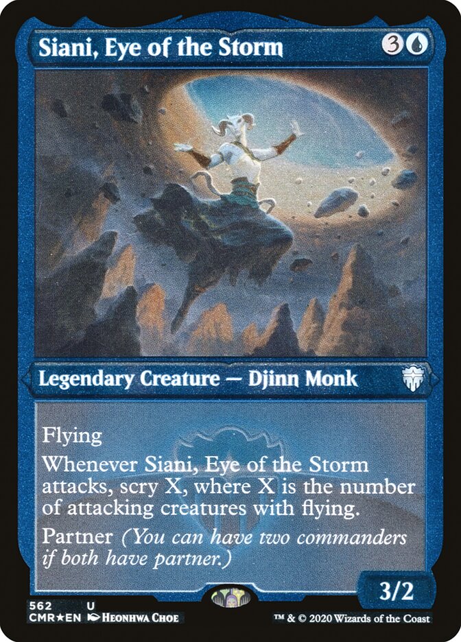 Siani, Eye of the Storm (Etched) [Commander Legends] | Impulse Games and Hobbies