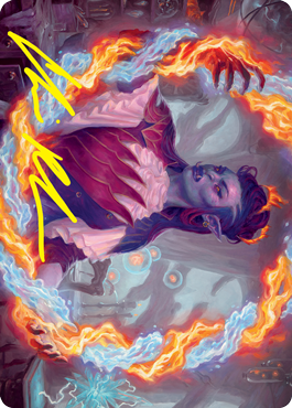 Rootha, Mercurial Artist Art Card (Gold-Stamped Signature) [Strixhaven: School of Mages Art Series] | Impulse Games and Hobbies