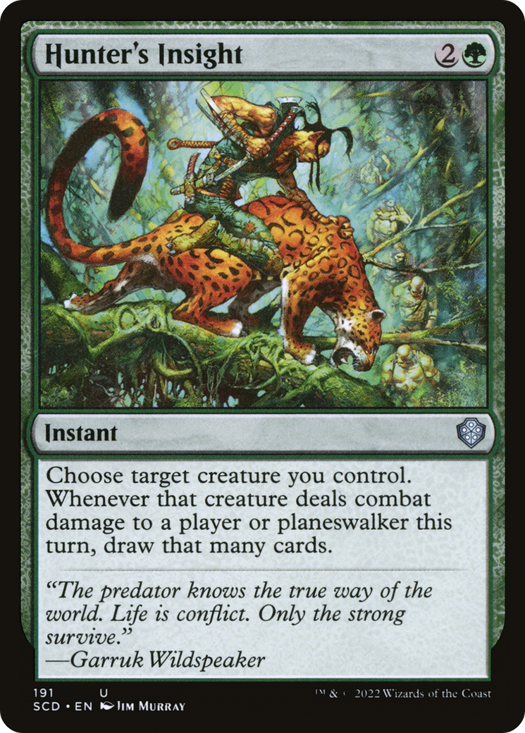 Hunter's Insight [Starter Commander Decks] | Impulse Games and Hobbies