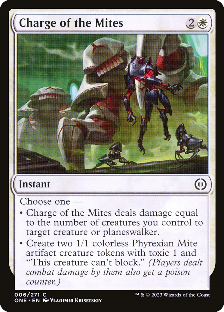 Charge of the Mites [Phyrexia: All Will Be One] | Impulse Games and Hobbies