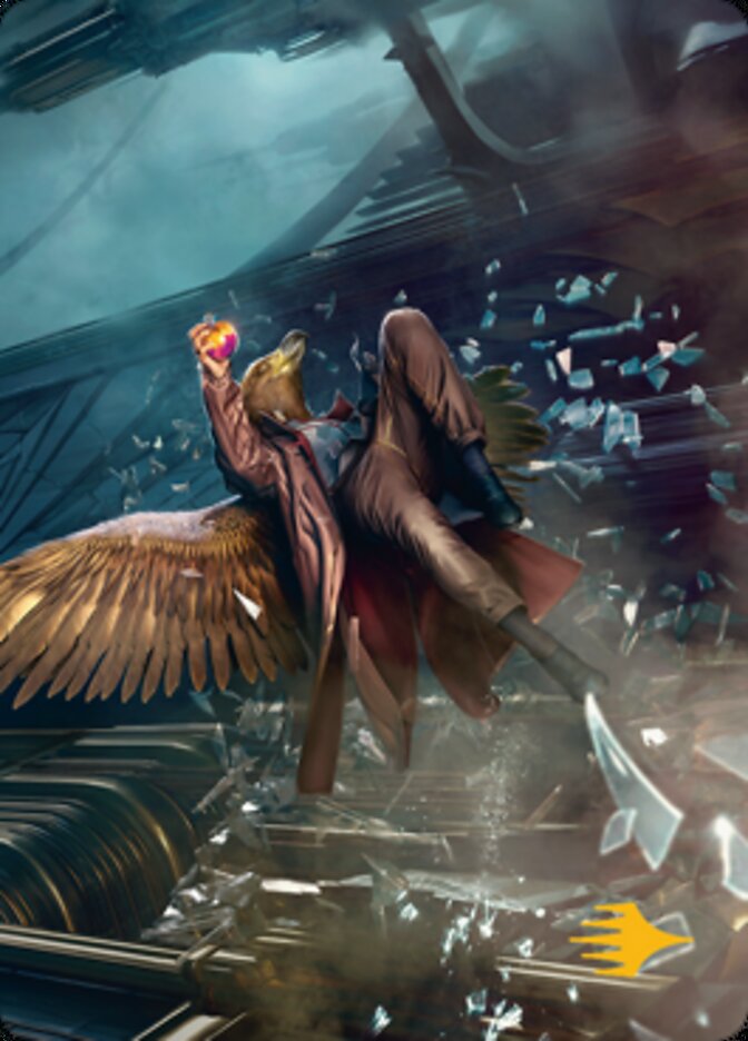 Skyway Robber Art Card (Gold-Stamped Signature) [Streets of New Capenna Art Series] | Impulse Games and Hobbies