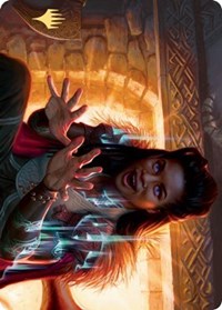 Birgi, God of Storytelling Art Card (Gold-Stamped Signature) [Kaldheim: Art Series] | Impulse Games and Hobbies