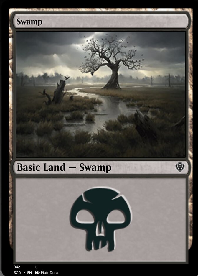 Swamp (342) [Starter Commander Decks] | Impulse Games and Hobbies