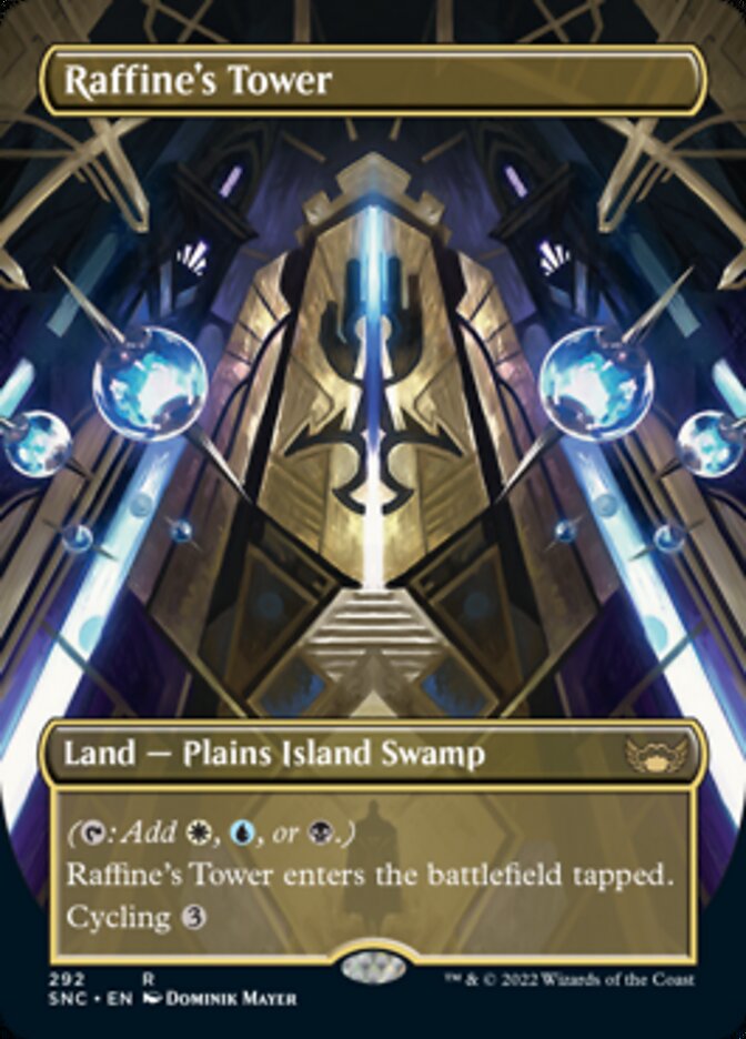 Raffine's Tower (Borderless Alternate Art) [Streets of New Capenna] | Impulse Games and Hobbies