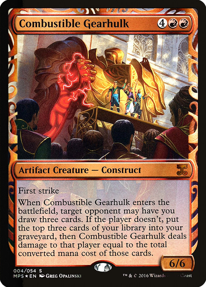 Combustible Gearhulk [Kaladesh Inventions] | Impulse Games and Hobbies