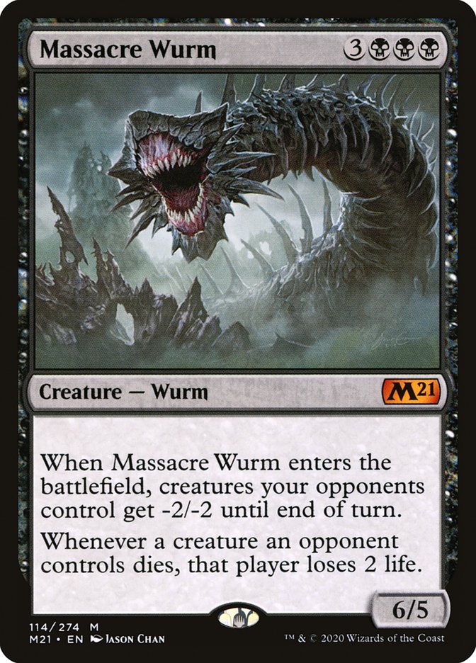 Massacre Wurm [Core Set 2021] | Impulse Games and Hobbies