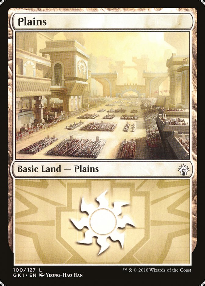Plains (100) [Guilds of Ravnica Guild Kit] | Impulse Games and Hobbies