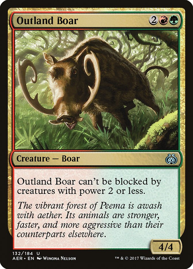 Outland Boar [Aether Revolt] | Impulse Games and Hobbies