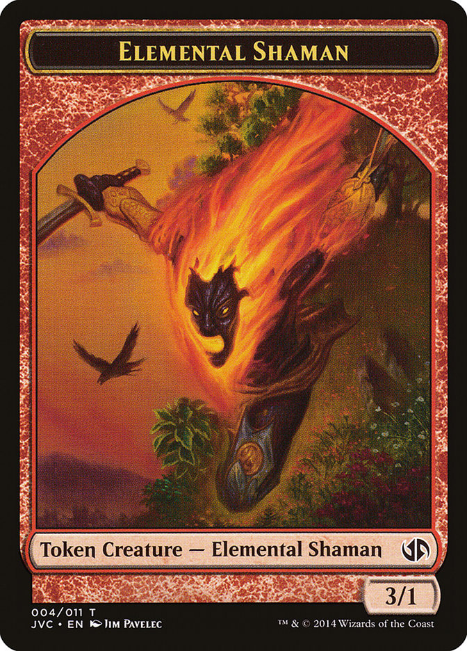 Elemental Shaman Token (Jace vs. Chandra) [Duel Decks Anthology Tokens] | Impulse Games and Hobbies