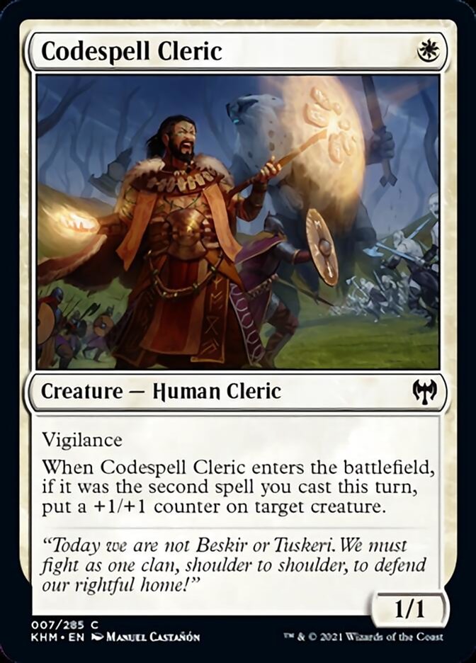 Codespell Cleric [Kaldheim] | Impulse Games and Hobbies