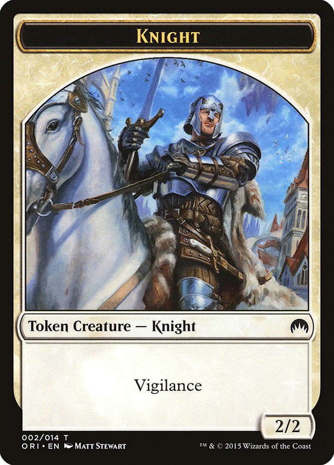 Knight Token [Magic Origins Tokens] | Impulse Games and Hobbies