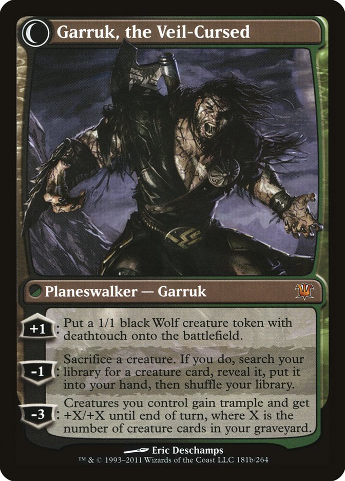 Garruk Relentless // Garruk, the Veil-Cursed [Innistrad] | Impulse Games and Hobbies