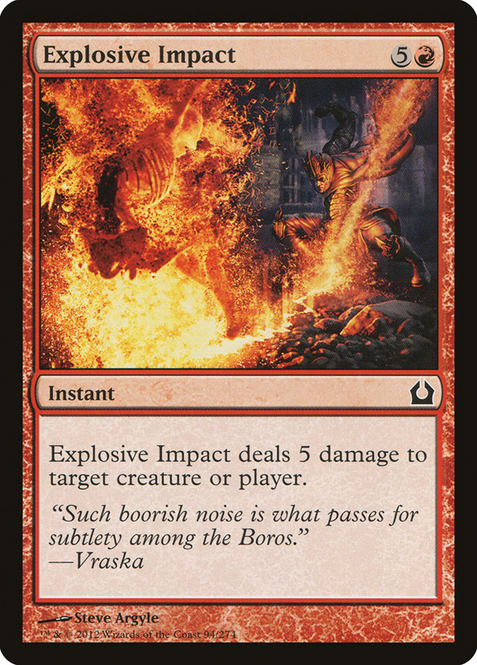 Explosive Impact [Return to Ravnica] | Impulse Games and Hobbies