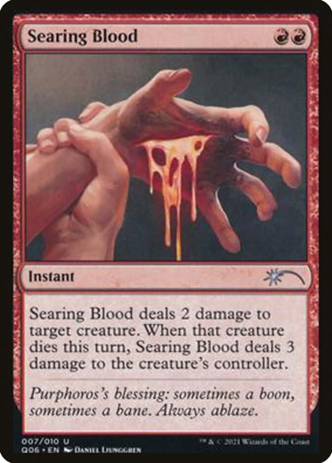 Searing Blood [Pioneer Challenger Decks 2021] | Impulse Games and Hobbies