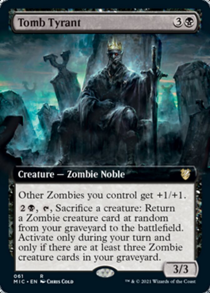 Tomb Tyrant (Extended) [Innistrad: Midnight Hunt Commander] | Impulse Games and Hobbies