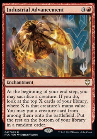 Industrial Advancement (Promo Pack) [Streets of New Capenna Commander Promos] | Impulse Games and Hobbies