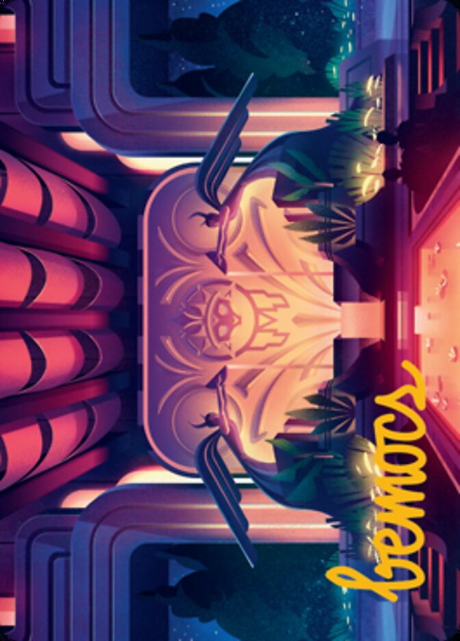 Jetmir's Garden 2 Art Card (Gold-Stamped Signature) [Streets of New Capenna Art Series] | Impulse Games and Hobbies