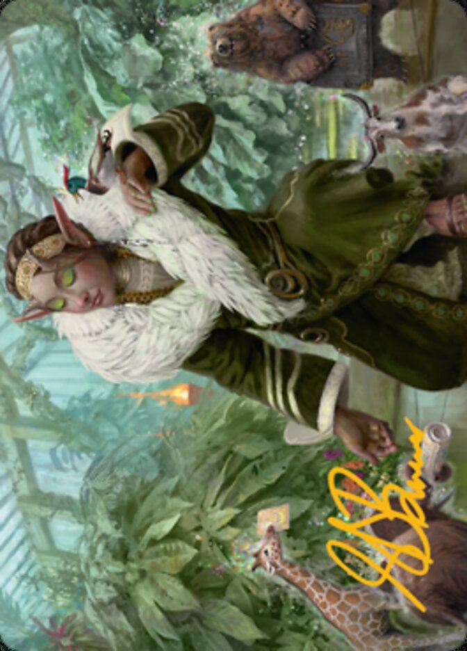 Rumor Gatherer Art Card (Gold-Stamped Signature) [Streets of New Capenna Art Series] | Impulse Games and Hobbies