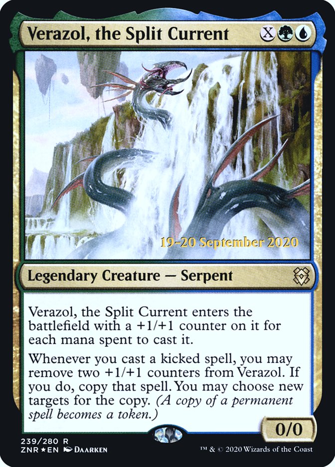 Verazol, the Split Current  [Zendikar Rising Prerelease Promos] | Impulse Games and Hobbies