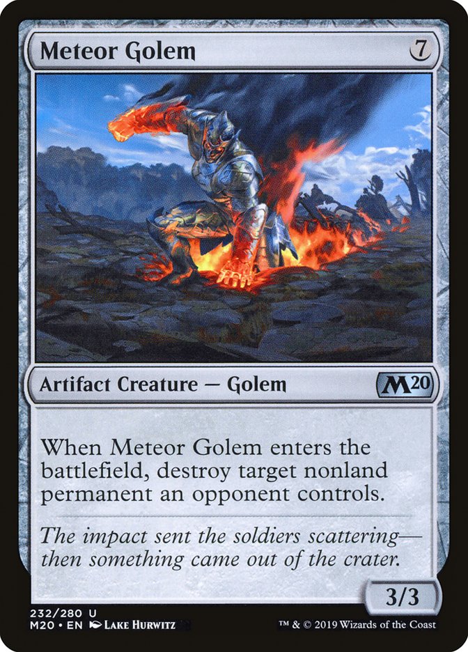 Meteor Golem [Core Set 2020] | Impulse Games and Hobbies