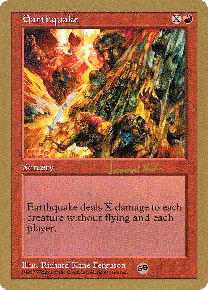 Earthquake (Janosch Kuhn) (SB) [World Championship Decks 1997] | Impulse Games and Hobbies