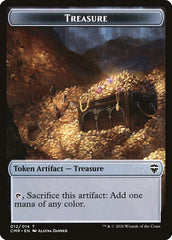 Treasure // Zombie Token [Commander Legends Tokens] | Impulse Games and Hobbies