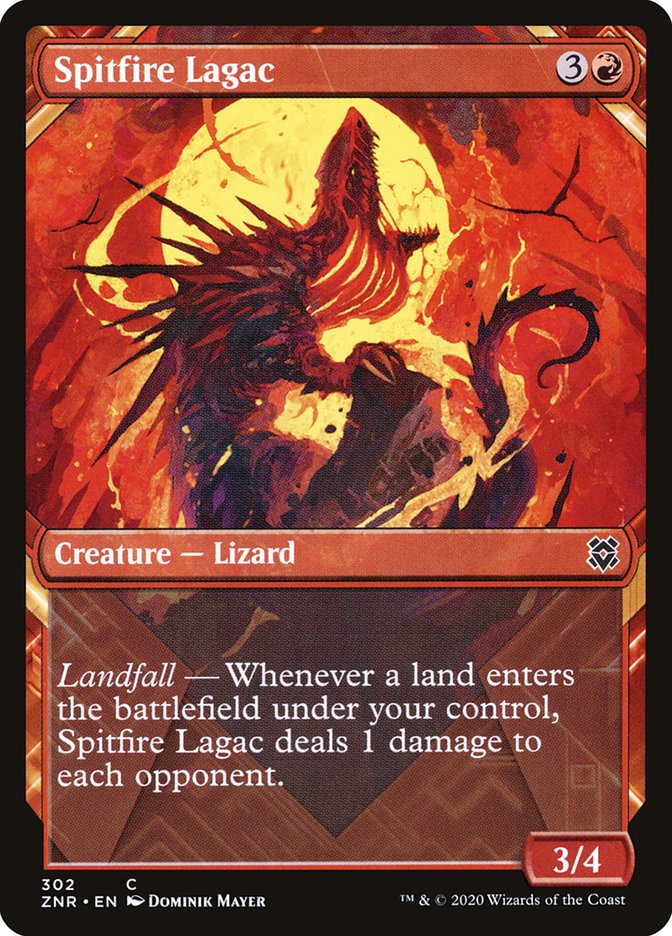 Spitfire Lagac (Showcase) [Zendikar Rising] | Impulse Games and Hobbies