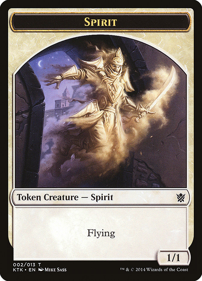 Spirit Token [Khans of Tarkir Tokens] | Impulse Games and Hobbies