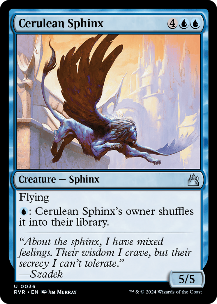 Cerulean Sphinx [Ravnica Remastered] | Impulse Games and Hobbies