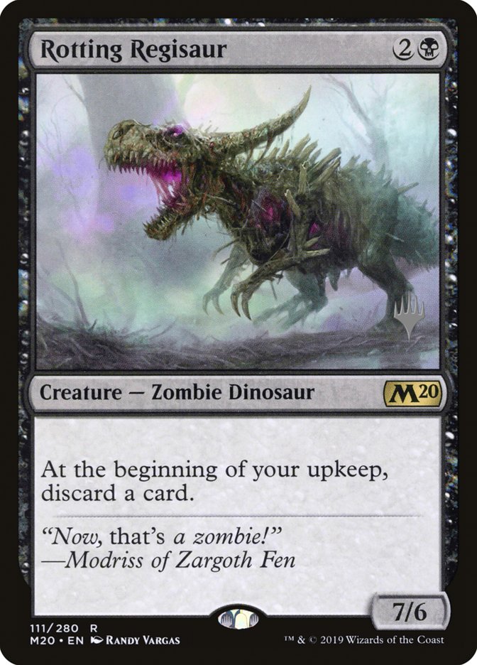 Rotting Regisaur (Promo Pack) [Core Set 2020 Promos] | Impulse Games and Hobbies