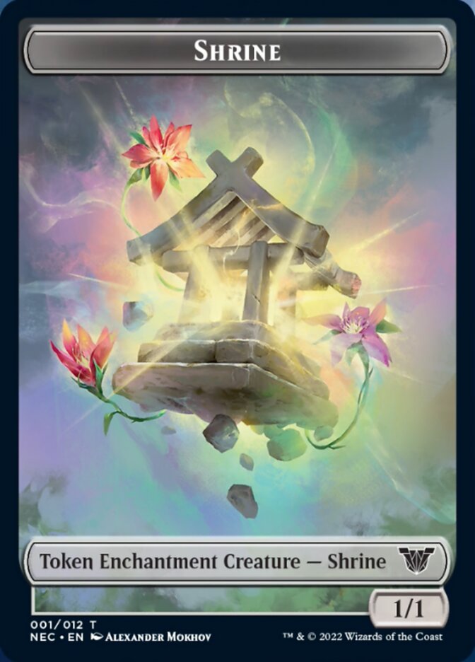 Shrine Token [Kamigawa: Neon Dynasty Commander Tokens] | Impulse Games and Hobbies