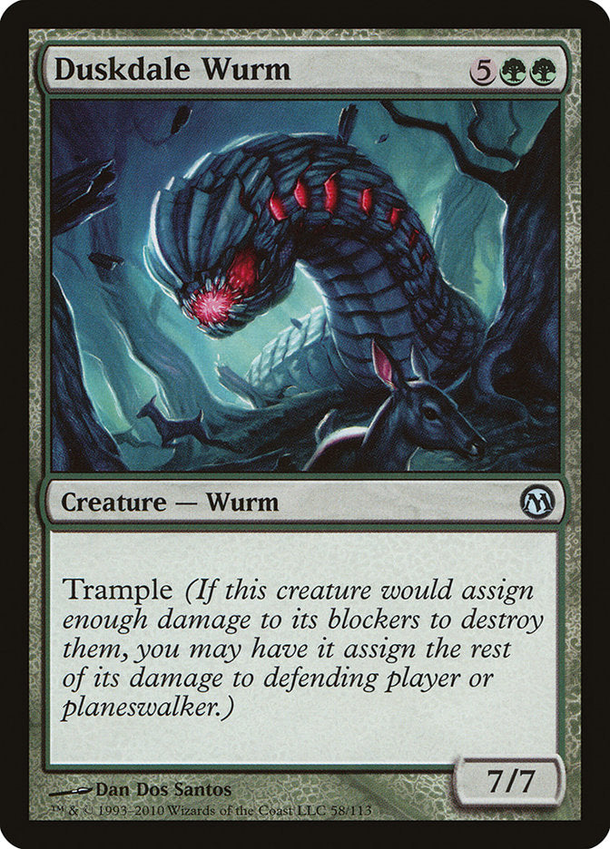 Duskdale Wurm [Duels of the Planeswalkers] | Impulse Games and Hobbies