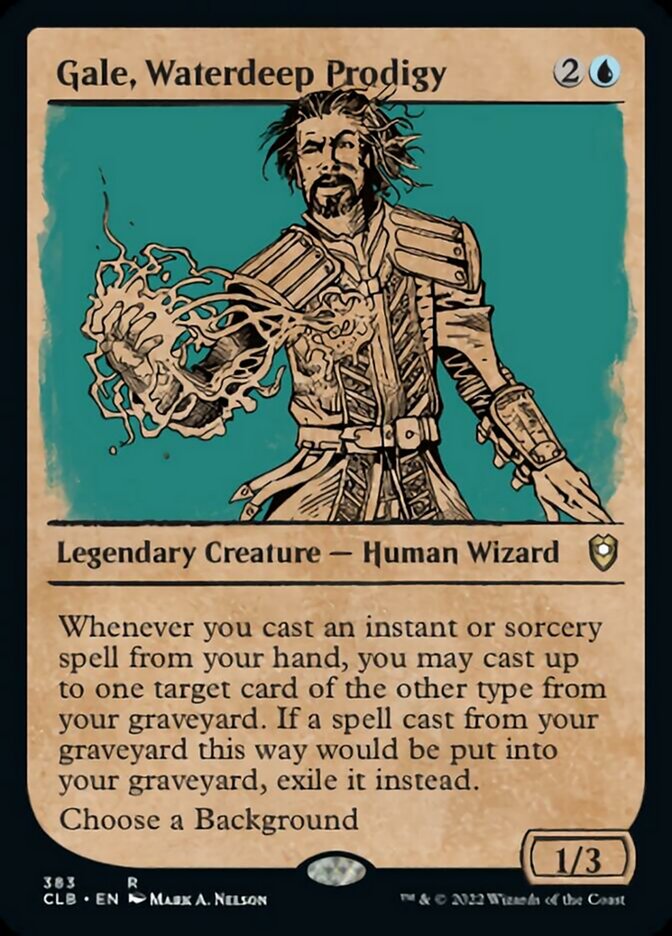 Gale, Waterdeep Prodigy (Showcase) [Commander Legends: Battle for Baldur's Gate] | Impulse Games and Hobbies
