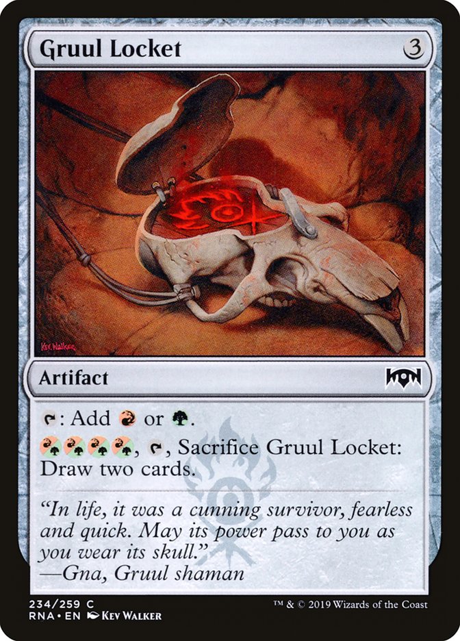 Gruul Locket [Ravnica Allegiance] | Impulse Games and Hobbies