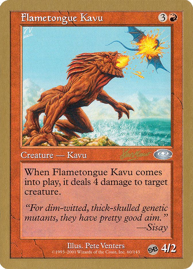 Flametongue Kavu (Sim Han How) (SB) [World Championship Decks 2002] | Impulse Games and Hobbies