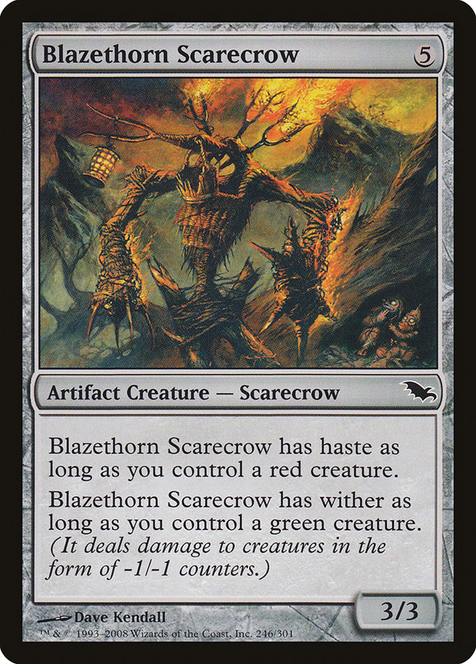 Blazethorn Scarecrow [Shadowmoor] | Impulse Games and Hobbies