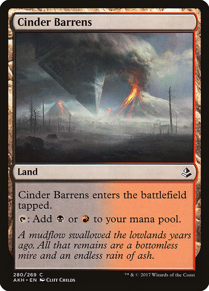 Cinder Barrens [Amonkhet] | Impulse Games and Hobbies