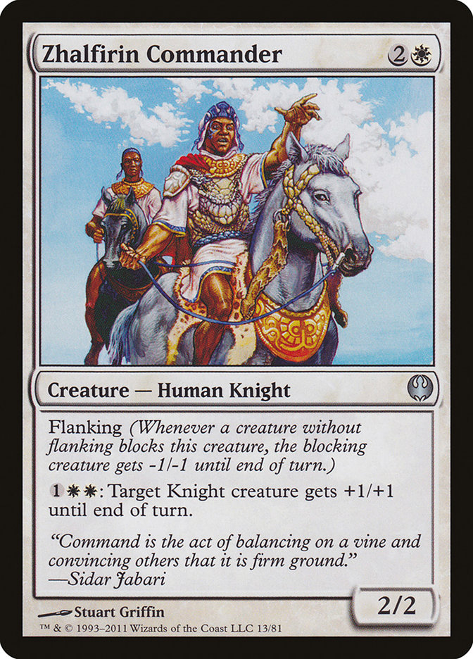 Zhalfirin Commander [Duel Decks: Knights vs. Dragons] | Impulse Games and Hobbies