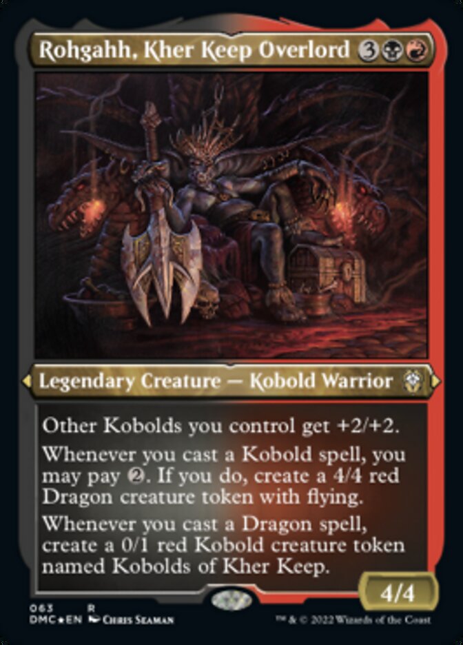 Rohgahh, Kher Keep Overlord (Foil Etched) [Dominaria United Commander] | Impulse Games and Hobbies