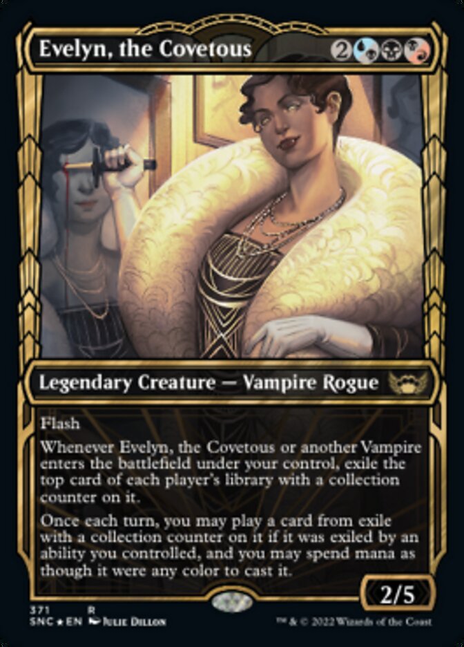 Evelyn, the Covetous (Showcase Golden Age Gilded Foil) [Streets of New Capenna] | Impulse Games and Hobbies