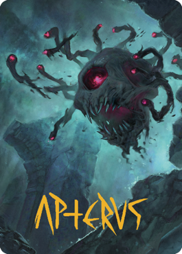 Ghastly Death Tyrant Art Card (Gold-Stamped Signature) [Commander Legends: Battle for Baldur's Gate Art Series] | Impulse Games and Hobbies