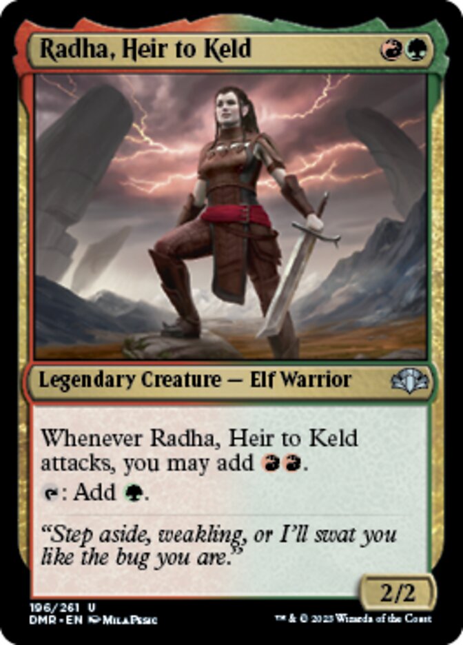 Radha, Heir to Keld [Dominaria Remastered] | Impulse Games and Hobbies