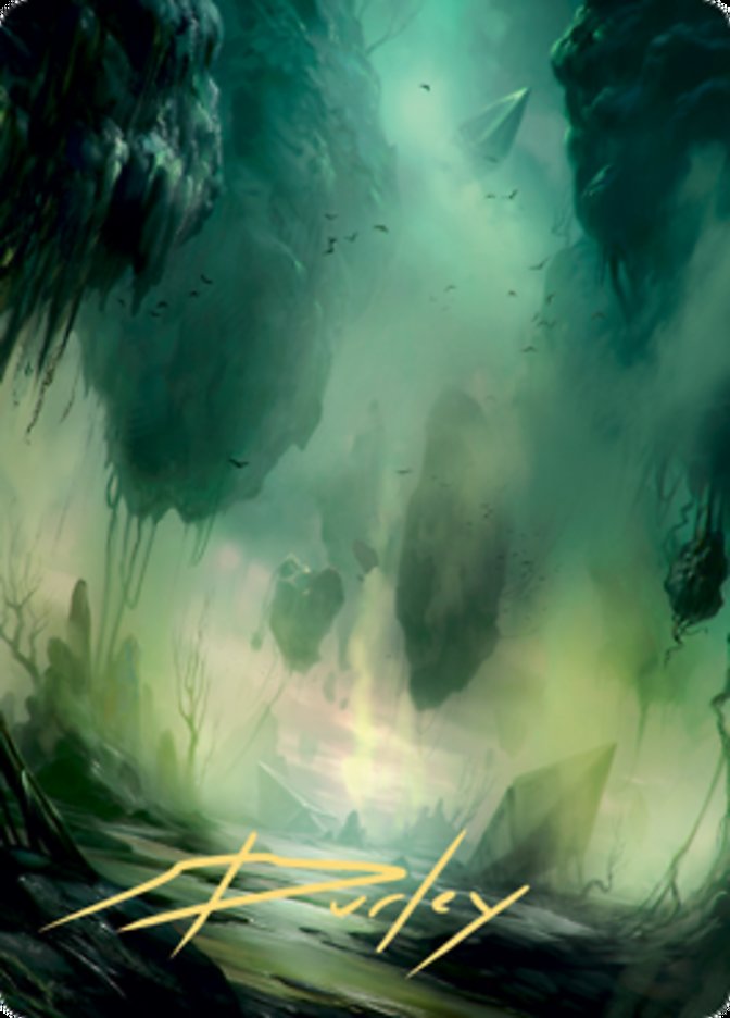 Swamp 1 Art Card (Gold-Stamped Signature) [Zendikar Rising Art Series] | Impulse Games and Hobbies