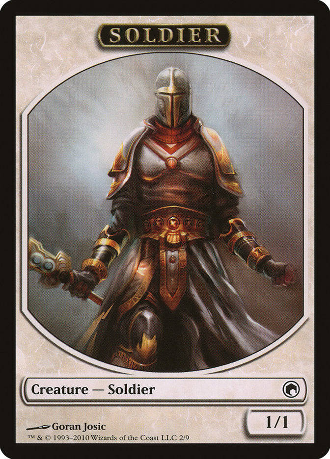 Soldier Token [Scars of Mirrodin Tokens] | Impulse Games and Hobbies