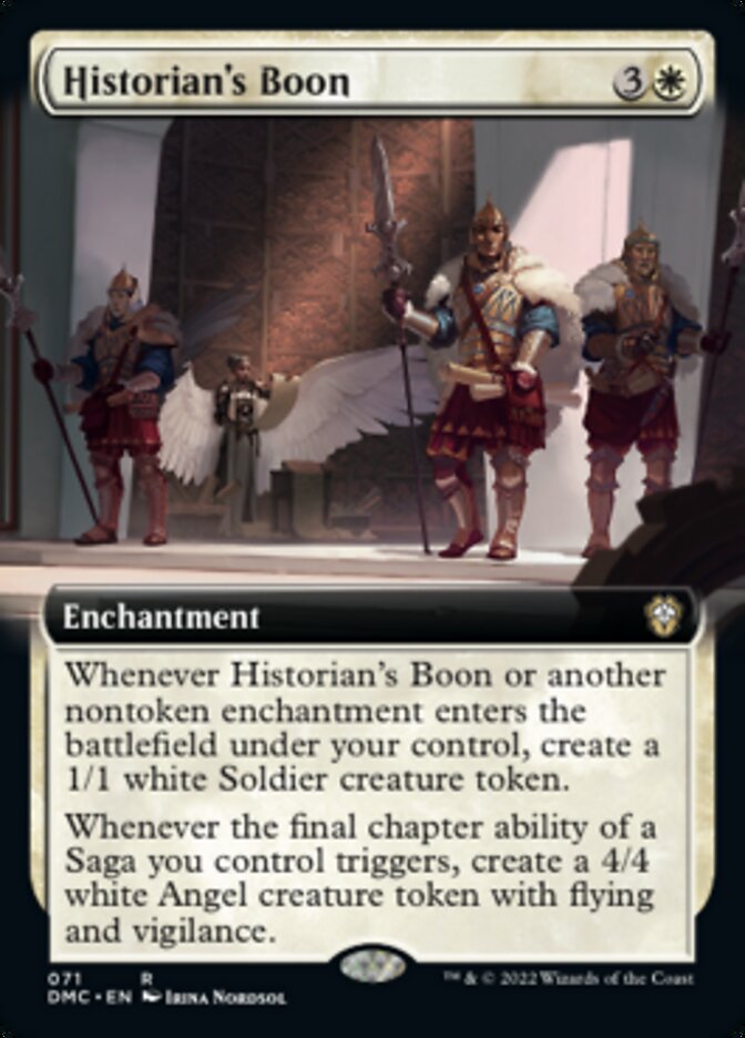 Historian's Boon (Extended Art) [Dominaria United Commander] | Impulse Games and Hobbies