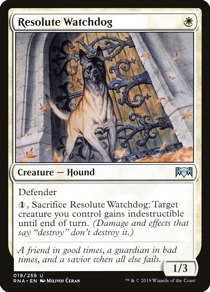 Resolute Watchdog [Ravnica Allegiance] | Impulse Games and Hobbies