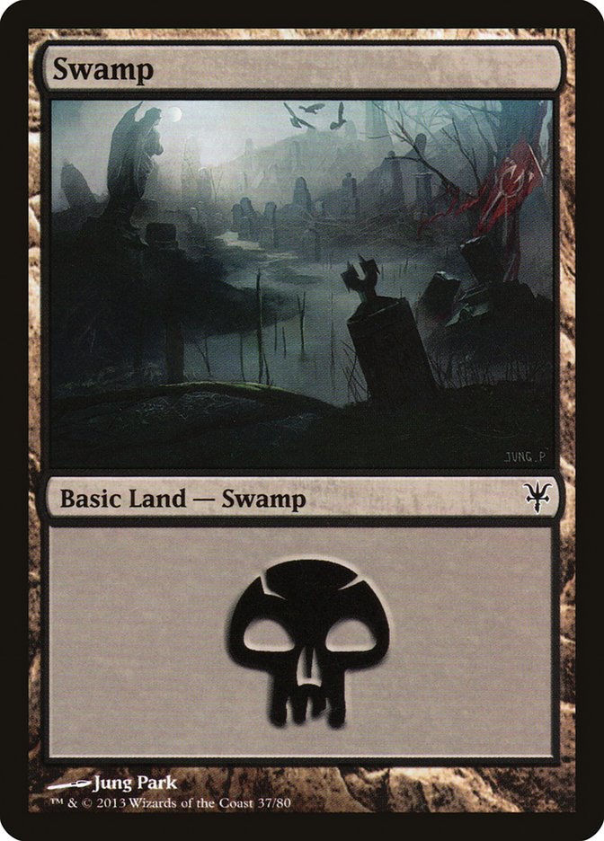 Swamp (37) [Duel Decks: Sorin vs. Tibalt] | Impulse Games and Hobbies