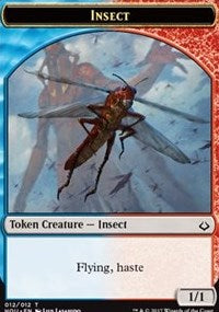 Insect // Zombie Double-sided Token [Hour of Devastation Tokens] | Impulse Games and Hobbies