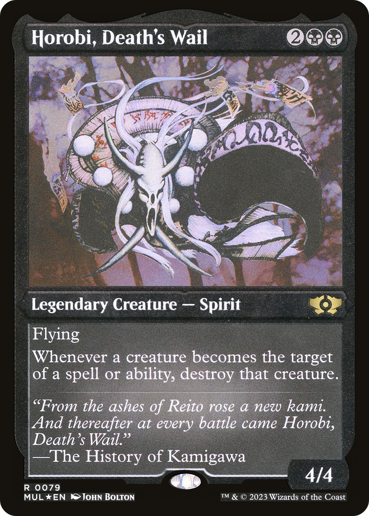 Horobi, Death's Wail (Foil Etched) [Multiverse Legends] | Impulse Games and Hobbies