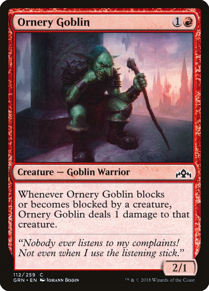 Ornery Goblin [Guilds of Ravnica] | Impulse Games and Hobbies